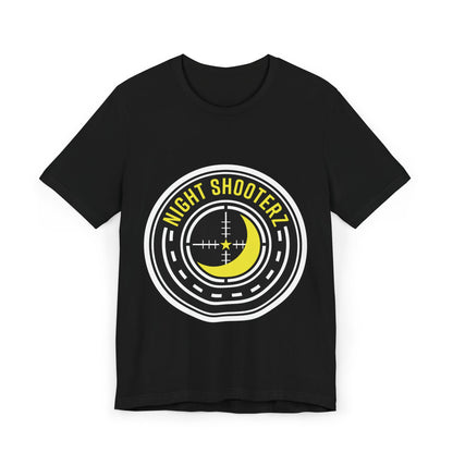 Bright & Bold Night.Shooterz T-Shirt - Black