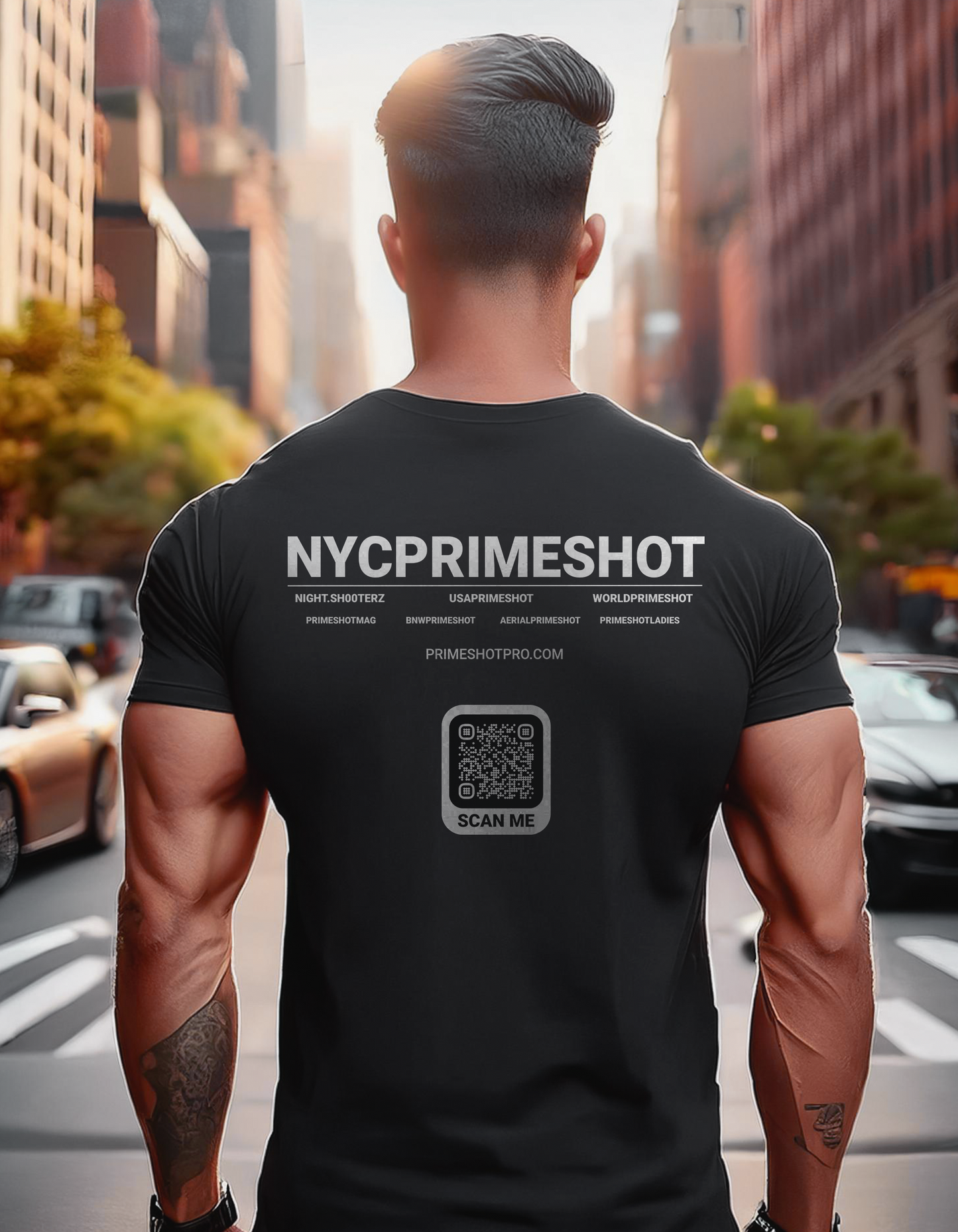 Bright & Bold NYCPrimeShot T-Shirt - Black