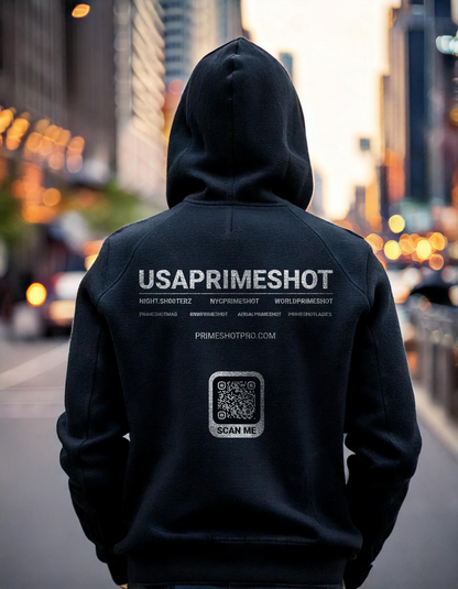 USAPrimeShot Hoodie – Bold Style & Comfort - Black