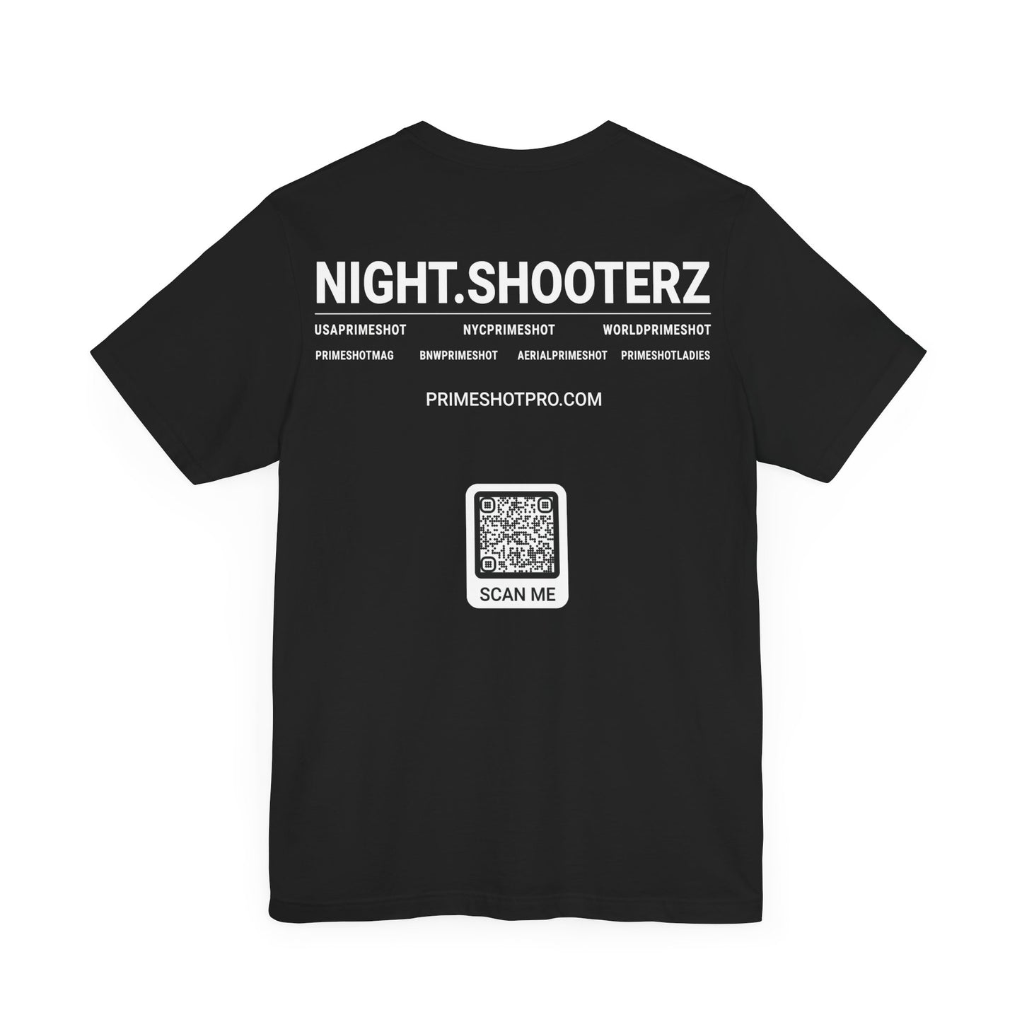 Bright & Bold Night.Shooterz T-Shirt - Black